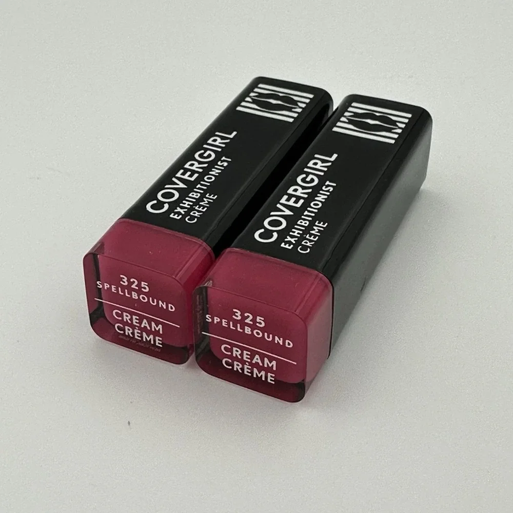 COVERGIRL‎ Exhibitionist Creme Cream Lipstick 325 SPELLBOUND Set of 2